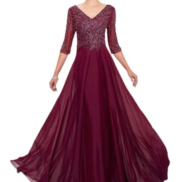 green emerald velvet dress TR22058 by Modest Mon Cheri - Sample Sale main image 0